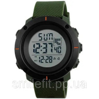 Годинник наручний чоловічий SKMEI 1213AG ARMY GREEN BIG SIZE, брендовий чоловічий годинник. Колір: зелений