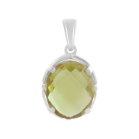 Серебряная подвеска CatalogSilver с султанитом (2105374)