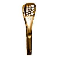 Щипцы кухонные металлические 25×5 (см) кулинарные щипцы для мяса, рыбы, гриля поварские щипцы Золотистый