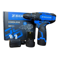 Шурупокрут акумуляторний ZEGOR CDA-12 (2акум.12В 2Аг/зарядний)