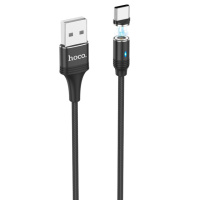 USB кабель для телефону Hoco U76 «Fresh magnetic» Type-C (1.2m) Чорний - купити в SmartEra.ua