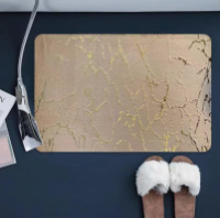 Коврик для ванной комнаты Мрамор 12709 40х60 см бежевый