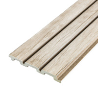 Рейка декоративная PS 2900х120х12мм Белый дуб SW-00001741