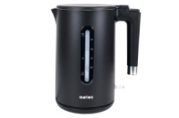 Электрочайник пластиковый Metec 1.7л черный (700039)