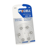 Батарейка воздушно цинковая PKCELL 1.4V ZA10, 6 штук в блистере, цена за блистер, Q