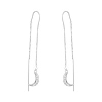 Серебряные серьги CatalogSilver с фианитами (2073987)