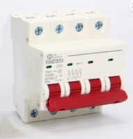 Автоматический выключатель постоянного тока ZUOYI Z7-63Z 4P C63 DC250-1000V, 63A, 6kA, DIN, 80*70.8*44.8mm