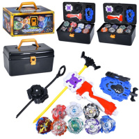Гра запускалка Beyblade Бейблейд Профі GF204-1-2 8шт, на запуску, 2 види, чемодан