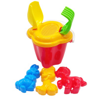 Набор для песочницы «Колокольчик №1» 0978 ведерко, лопатка, грабли Красный