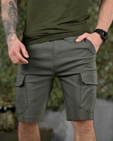 Міські стретч-шорти AHILES олива ДЛ6357