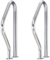 Поручень для басейну Flexinox із двох частин, довжина 440 мм, AISI-316L (2 шт.)