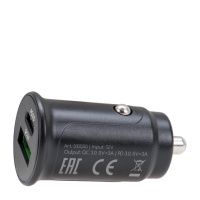 АЗП 12V 1USB-1Type-C 3А «ALCA» 3.0  510550