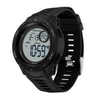 Чоловічий спортивний годинник Sanda 2125 Black-White з електронним циферблатом та підсвічуванням