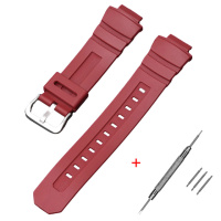 Ремінець для Casio G-Shock G-7700 Red SI (1051-1206) червоний полімерний, сумісний з AW-590/591