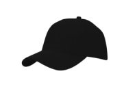 Бейсболка черная Black BRUSHED COTTON 4215 оптом! Кепка черная под нанесение логотипа!
