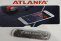 Флеш пам'ять USB 2.0 8Gb ATLANFA AT-U1 з ланцюжком