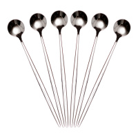 Набор десертных ложек 6 штук нержавеющей стали 20.5 (см) Серебро HP-8-32