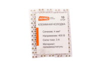 Клемна колодка Apro 3A x 4 мм² (10 шт.) (TB-A3)