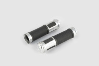 Ручки руля с алюм. отбойником (серебро) (mod:Honda) GJCT (R-1665)