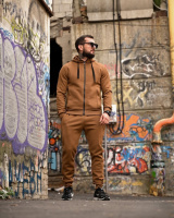 Зимний спортивный костюм на флисе HAMMER brown ПП8025