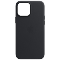 Шкіряний чохол для Apple iPhone 14 Plus (6.7«») - Leather Case (AA) with MagSafe Black - купити в SmartEra.ua