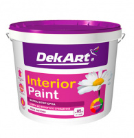 Матовая акриловая краска для стен и потолков DekArt Interior Paint 4,0 л