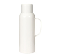 Термос 820 мл з клапаном і датчиком температури, білий