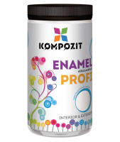 Емаль акрилова глянцева PROFI, Глянцевий, 0,7 л, Білий