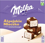 Цукерки ​Milka «Alpejskie Mleczko» пташине молоко 330г