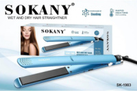 Утюжок для волос керамический Sokany SK-1903 щипцы для выравнивания волос