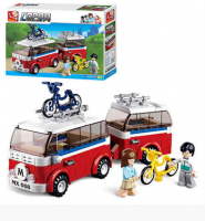Конструктор Sluban «Микроавтобус с прицепом» M38-B0566, 324 дет