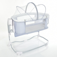 Кроватка-люлька детская B-8601 белая