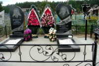 Пам’ятник з граніту на двох Двойной памятник из гранита