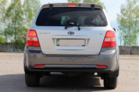 Задняя дуга AK002 Черная (нерж.) для Kia Sorento I BL 2002-2009 гг