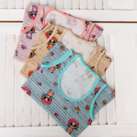 Майка на дівчинку широка бретель з котиками  р.  2-3, 4-5, 6-7,  12-13 роки      5шт