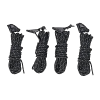 Шнур світловідбиваючий Mobi Garden 4шт 4м NX22672062 black