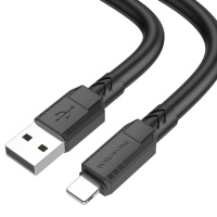 Кабель Borofone BX81 USB to Lightning 1m black