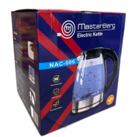 Чайник електричний скляний Masterberg 2L NAC-006