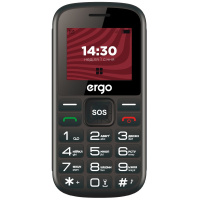 Телефон ERGO R202 Black
