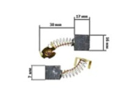 Щітки для електроінструменту 7*17*16 Прямокутний пятак KOSA