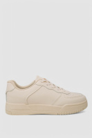 Кеды женские однотонные, цвет бежевый, 248RAD20