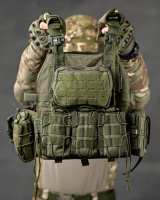 Плитоноска SINGLE SWORD олива 4 точки швидкого скидання