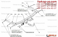 Тягово-сцепное устройство (фаркоп) Volkswagen Jetta (2005-2010)