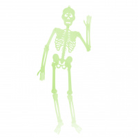 Декор на Хэллоуин Yes Скелет 974353 90 см