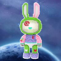 Конструктор Magic Blocks «Bunny» на 1839 деталей (9122)