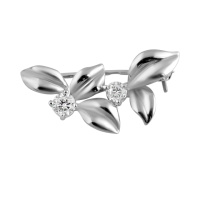 Серебряная брошка CatalogSilver без камней (2107132)