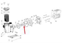 Крильчатка насоса Hayward RS3016, 1.5 НР (SPX3016CE)