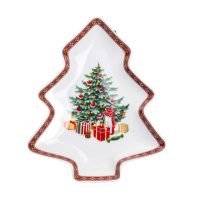 Блюдо сервірувальне Christmas фігурне 25,5*21 см