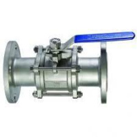 Кран шаровой трехсоставной фланцевый нержавеющий, Ду 65