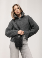 Жіноча сумка для телефону принт крокодила